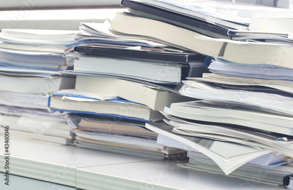 Obraz Disordine in ufficio