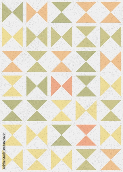 Fototapeta Abstract Geometric Pattern generative computational art illustration