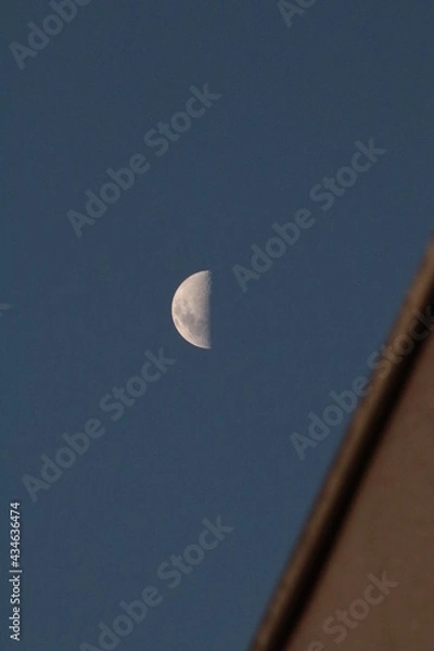 Obraz moon over the sky