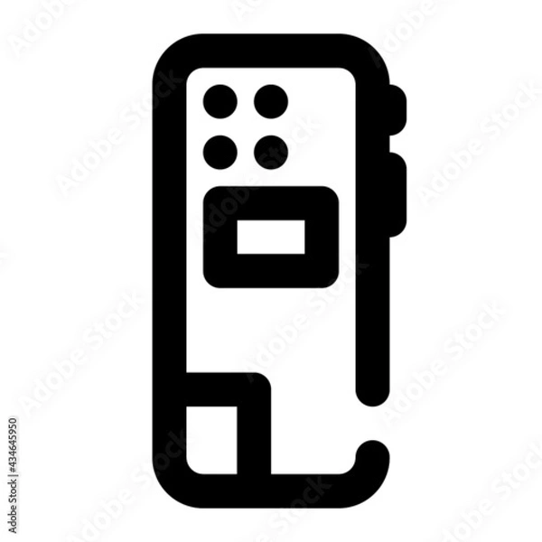 Obraz icon voice recorder using line style