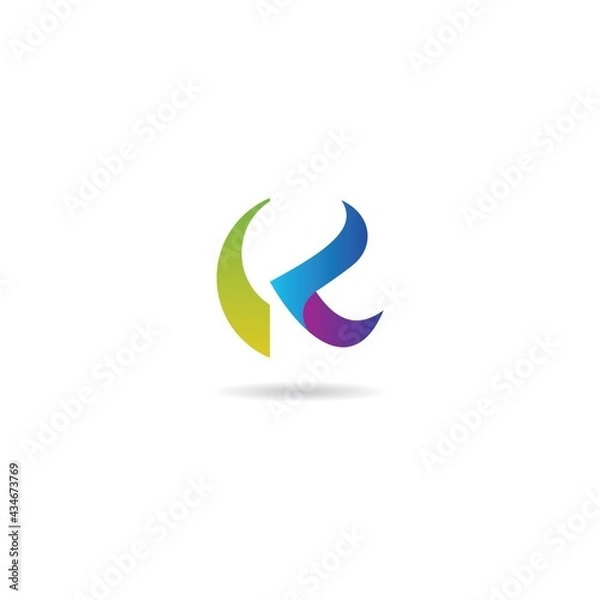 Obraz initial k logo design icon inspiration