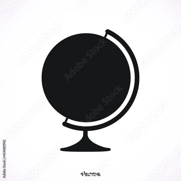 Fototapeta Vector globe icons