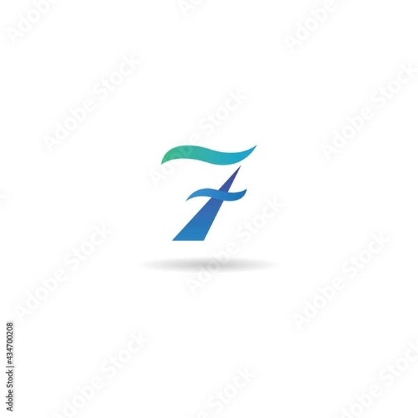 Fototapeta number 7 logo design icon