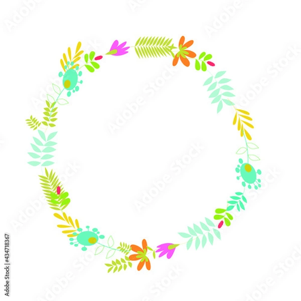 Obraz wreath of flowers