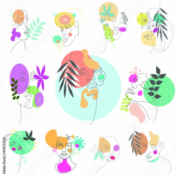 Obraz  Modern minimal female.