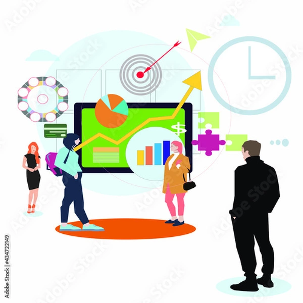 Obraz person with network