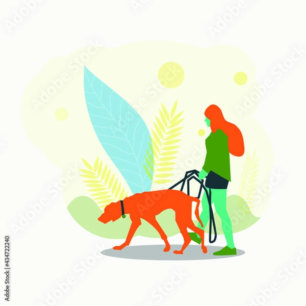 Obraz The Lady with the Dog 