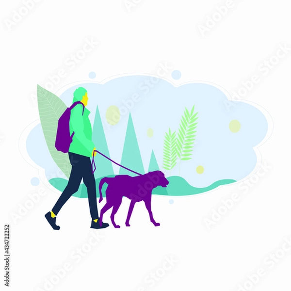 Obraz The Lady with the Dog 