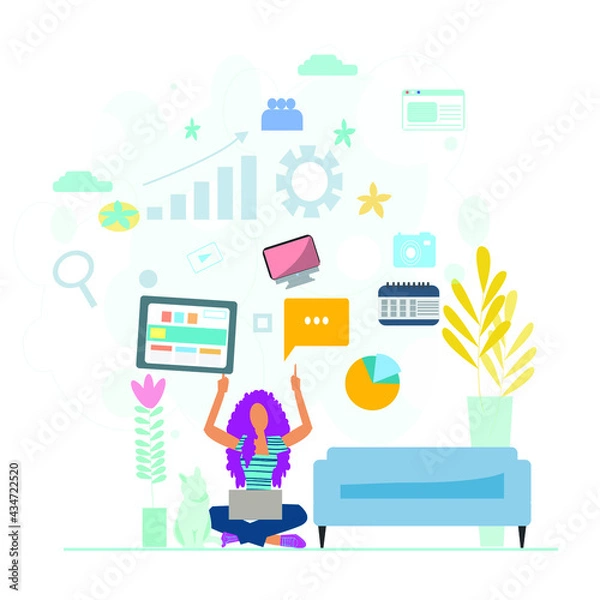 Obraz work from home