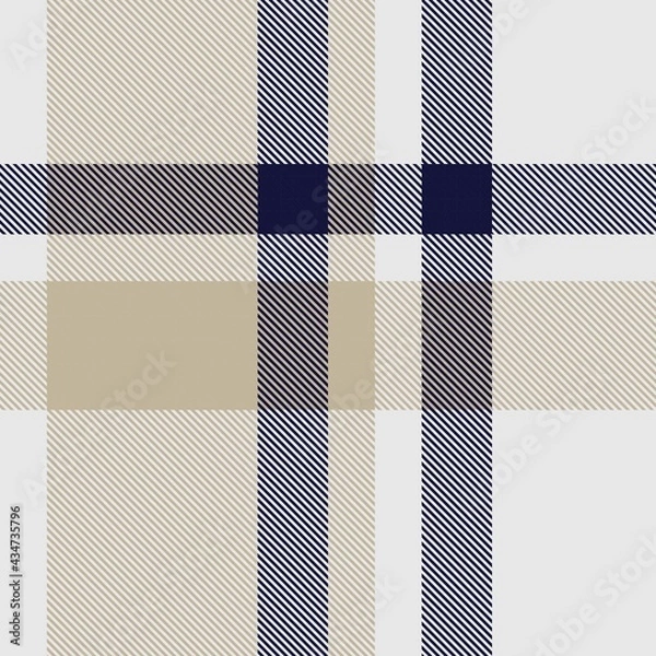 Fototapeta Brown Asymmetric Plaid textured Seamless Pattern