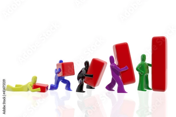 Obraz Equipo creando beneficios