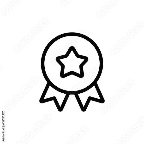 Obraz Medal icon vector. Badge sign