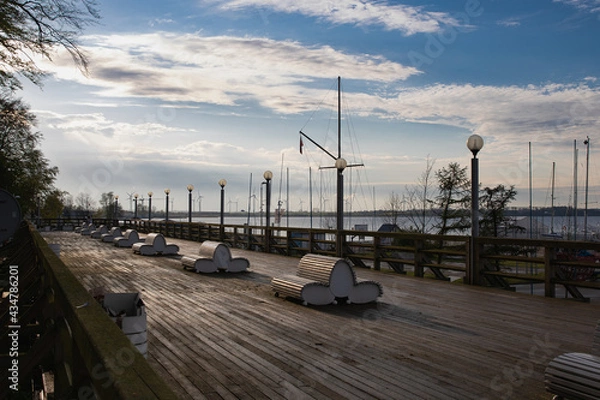 Obraz deptak nadmorski 