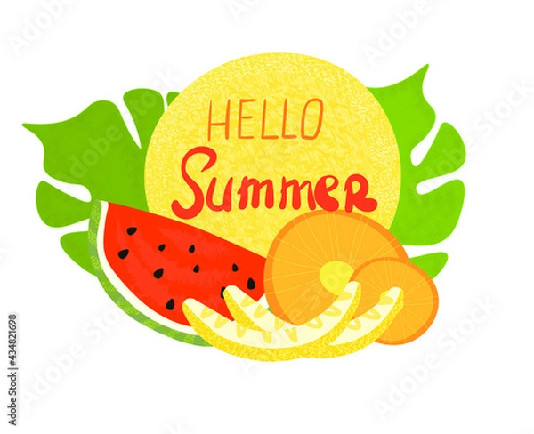 Fototapeta fruit illustration