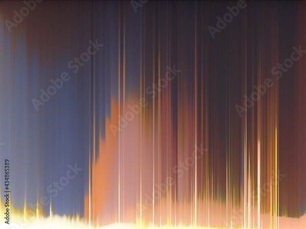Fototapeta Modern background with dead pixel and bug, glitch and error signal. Optical distortion, overlapping geometric. It can be used for web design, printed products and visualization of music.