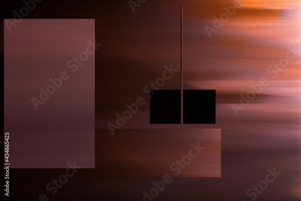 Fototapeta Modern background with dead pixel and bug, glitch and error signal. Optical distortion, overlapping geometric. It can be used for web design, printed products and visualization of music.