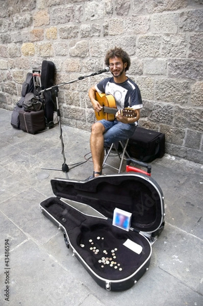 Obraz Street singer.