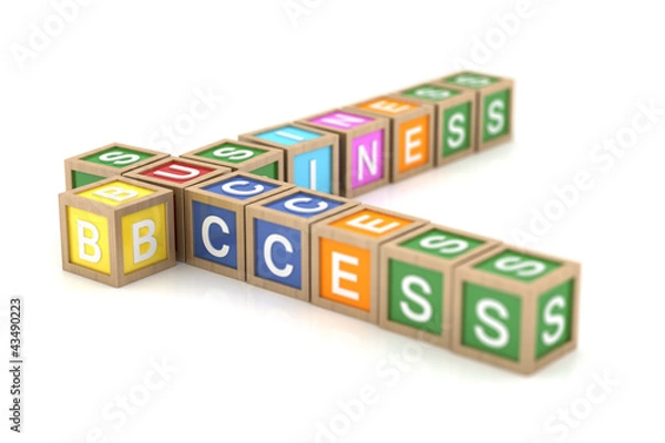 Fototapeta Toy Block