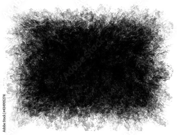 Fototapeta Abstract paint background black color grunge texture for background, banner
