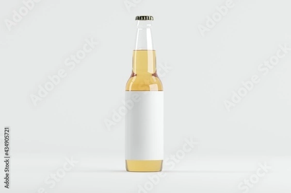 Obraz Beer Bottle Mockup 3D Illustration