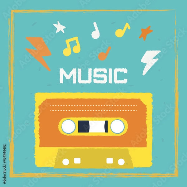 Fototapeta Cassette from the 90s