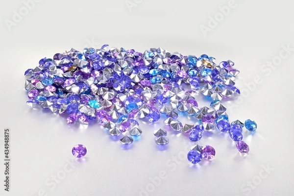 Obraz Blue Diamonds shape motives