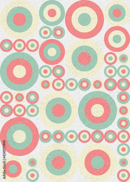 Fototapeta Abstract Geometric Pattern generative computational art illustration