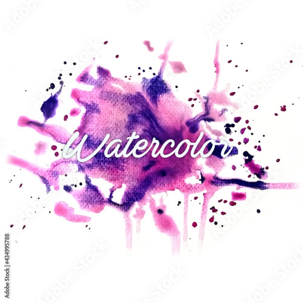 Fototapeta splashes of splashes on white