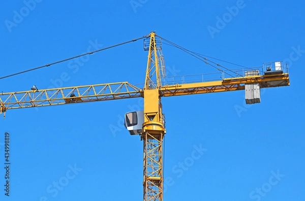Fototapeta Construction tower crane