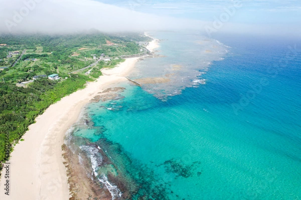 Obraz 奄美大島を空撮 / ハートロックより