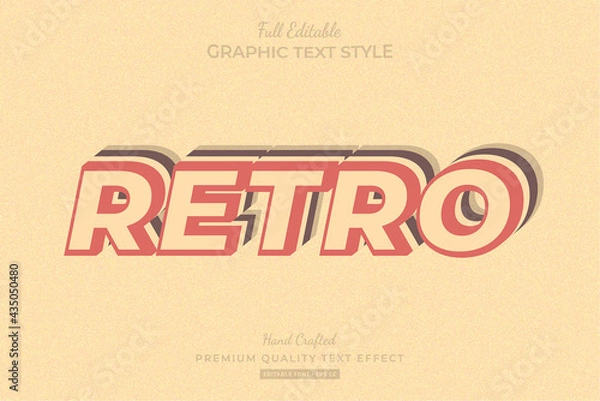 Fototapeta Ramadan Editable Text Effect Font Style