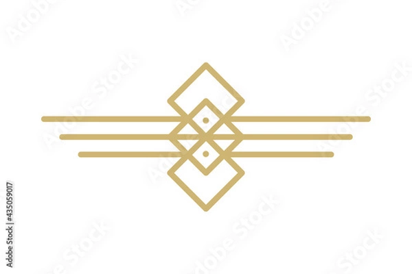 Fototapeta art deco divider