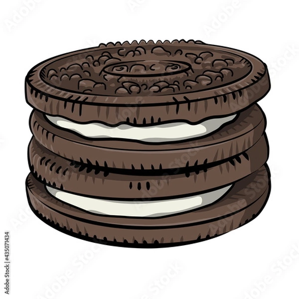 Obraz Double Oreo Creme Cookie