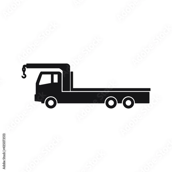 Fototapeta truck icons. truck symbol vector elements for infographic web.