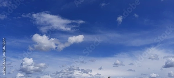 Obraz blue sky and clouds