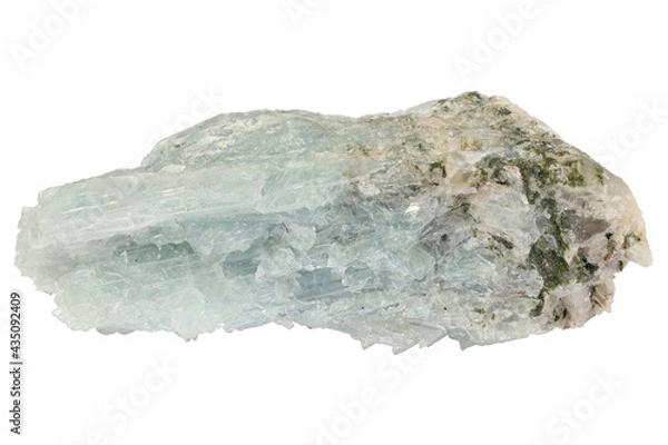 Fototapeta albite from Norway isolated on white background