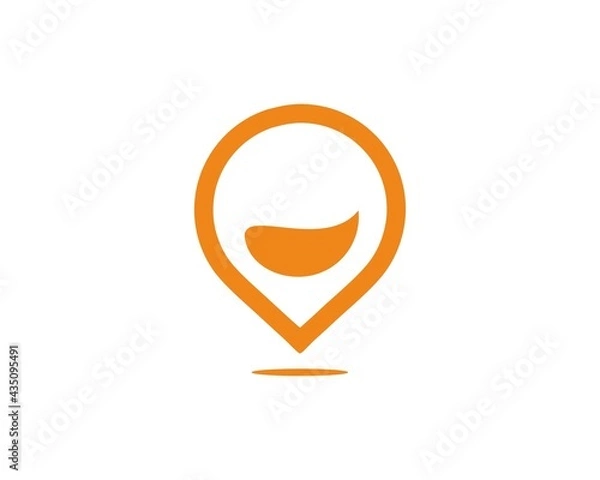 Fototapeta smile location abstract vector