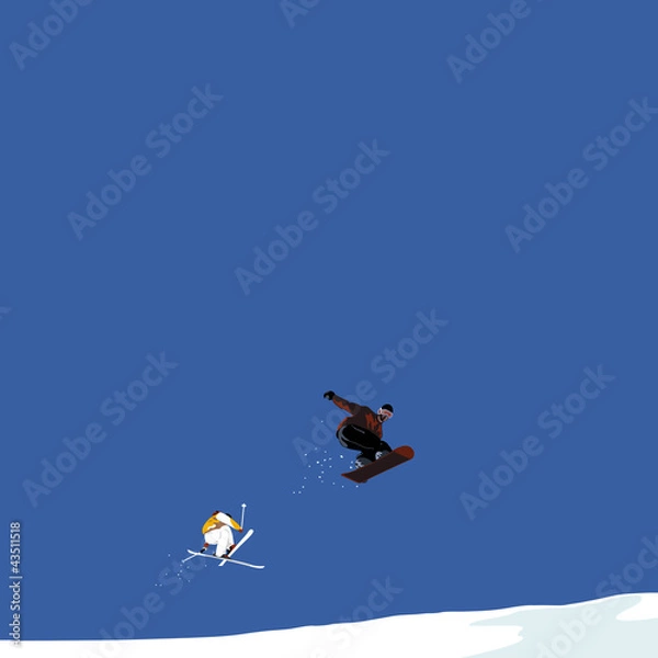 Obraz スキー、スノーボード