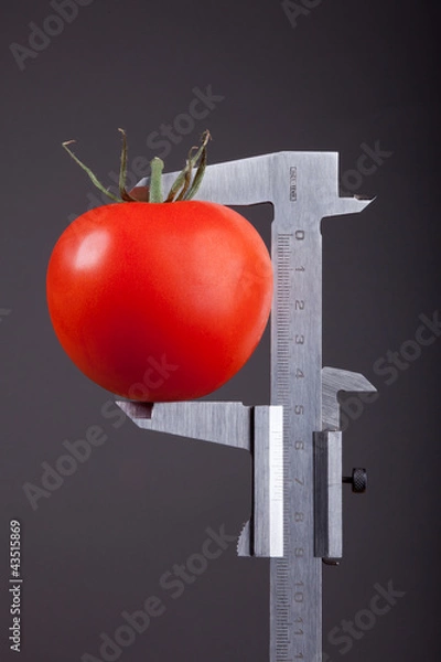 Obraz Tomatenmessung