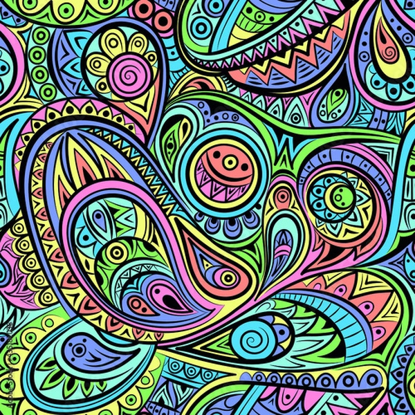 Obraz Vector illustration. Abstract seamless background. EPS 8