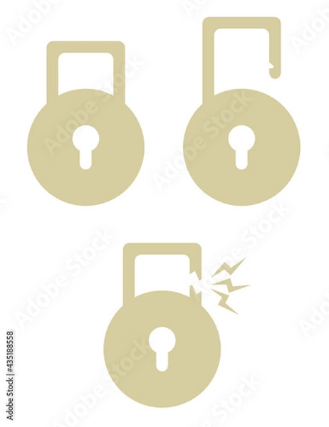 Obraz Padlock icons 