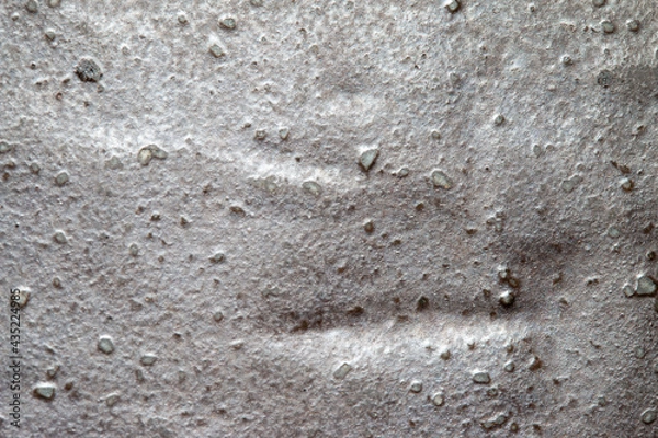 Obraz グレーの陶器の表面のクローズアップ