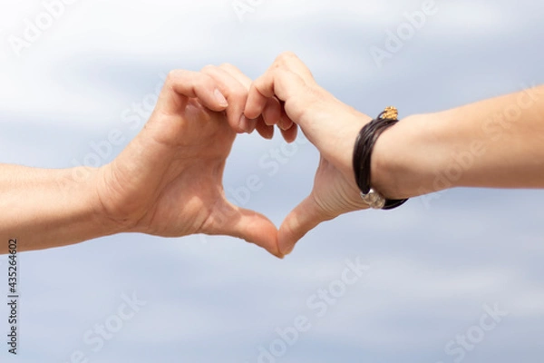 Obraz Mains en cœur