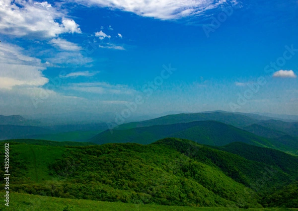 Obraz landscape with clouds
