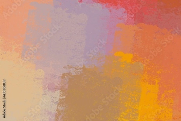 Obraz Contemporary art. Hand made art. Colorful texture. Modern artwork. Strokes of fat paint. Brushstrokes. Abstract painting on canvas. Artistic background image art on wall.