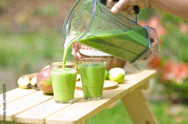 Obraz Gesunden Saft zubereiten