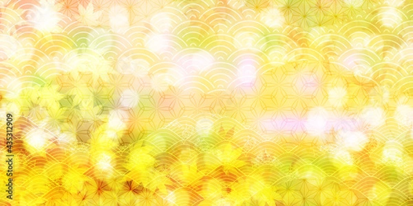 Fototapeta 紅葉　もみじ　秋　背景