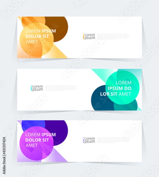 Fototapeta Vector abstract graphic design Banner Pattern background web template.