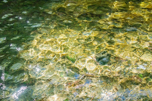 Obraz キラキラ輝く川の水面