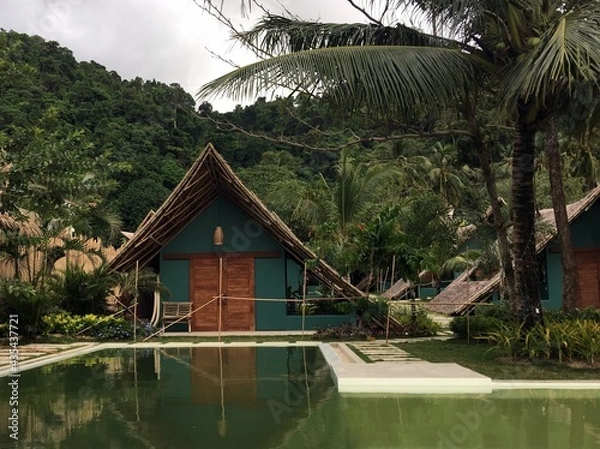 Fototapeta Tiny house on the Philippines